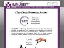 Tablet Screenshot of immusist.com